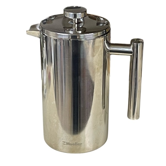 Mueller 34oz Stainless Steel French Press insulated coffee tea classic modern - Picture 7 of 12